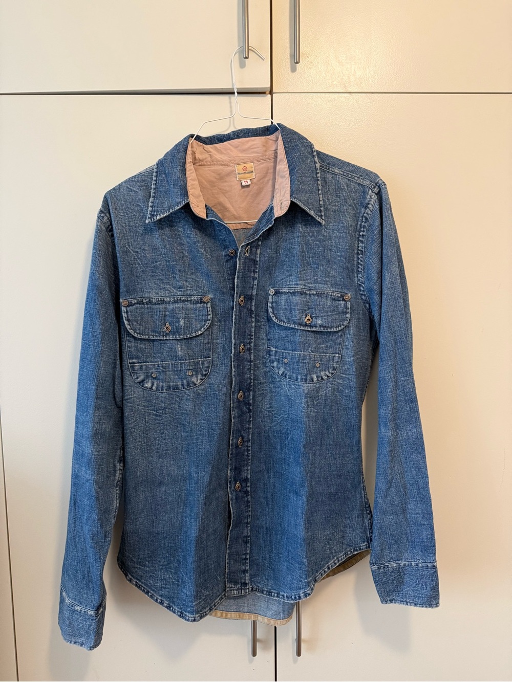 AG Indigo Utility Denim Shirt